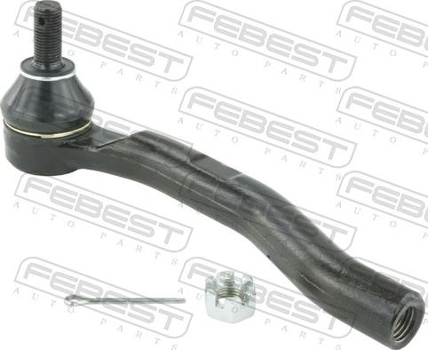 Febest 0321-FITLH - Наконечник рульової тяги, кульовий шарнір autocars.com.ua