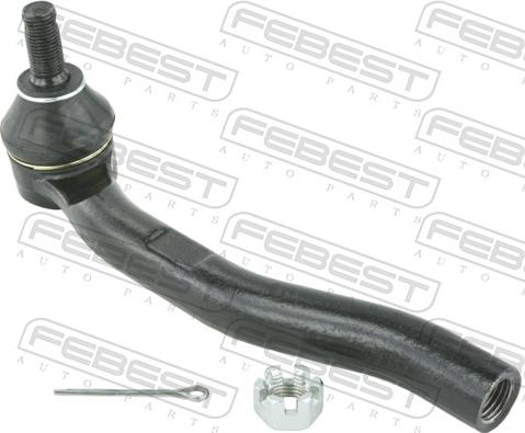 Febest 0321-FITRH - Наконечник рульової тяги, кульовий шарнір autocars.com.ua