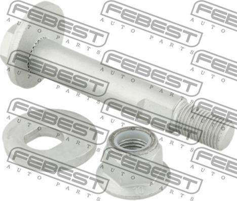 Febest 0329-009-KIT - Болт регулювання розвалу коліс autocars.com.ua