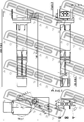 Febest 03640-002 - Котушка запалювання autocars.com.ua