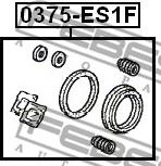 Febest 0375-ES1F - Елементи гальмівного супорта autocars.com.ua