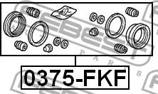 Febest 0375-FKF - Ремкомплект, тормозной суппорт avtokuzovplus.com.ua
