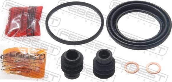 Febest 0375-GEF - Ремкомплект, гальмівний супорт autocars.com.ua