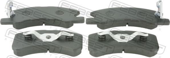 Febest 0401-A05AF - Гальмівні колодки, дискові гальма autocars.com.ua