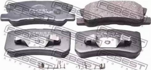 Alpha Brakes HKT-CH-025 - Гальмівні колодки, дискові гальма autocars.com.ua