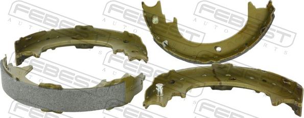 Febest 0402-V97WR - Комплект гальм, ручник, парковка autocars.com.ua