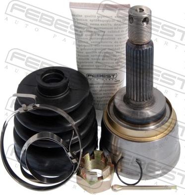 Febest 0410-001 - Шарнірний комплект, ШРУС, приводний вал autocars.com.ua