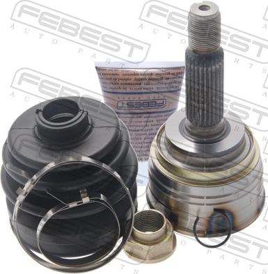 Febest 0410-009 - Шарнірний комплект, ШРУС, приводний вал autocars.com.ua