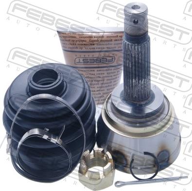 Febest 0410-011 - Шарнірний комплект, ШРУС, приводний вал autocars.com.ua