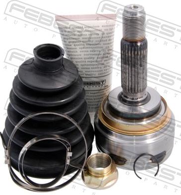 Febest 0410-012 - Шарнірний комплект, ШРУС, приводний вал autocars.com.ua