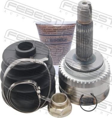 Febest 0410-038A43 - Шарнірний комплект, ШРУС, приводний вал autocars.com.ua