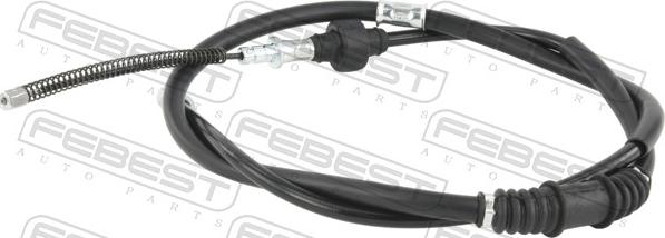 Febest 04100-CSLH - Трос, гальмівна система autocars.com.ua