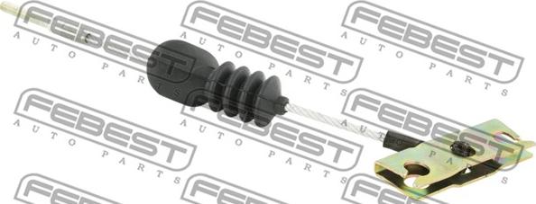 Febest 04100-KB4TF - Трос, гальмівна система autocars.com.ua