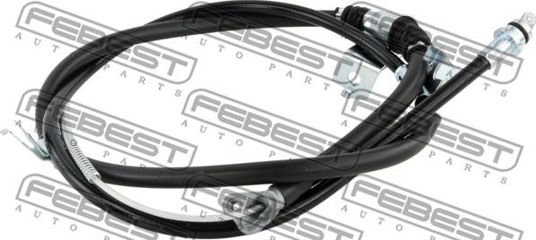 Febest 04100-V97LH - Трос, гальмівна система autocars.com.ua