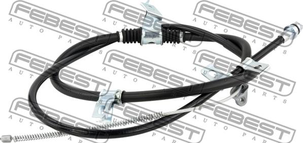 Febest 04100-V97RH - Трос, гальмівна система autocars.com.ua