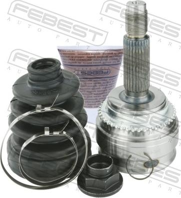 Febest 0410-CSA43 - Шарнірний комплект, ШРУС, приводний вал autocars.com.ua