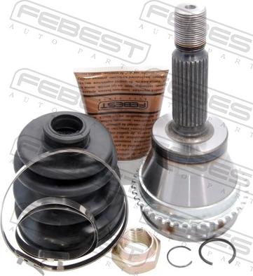 Febest 0410-CU20RA43 - Шарнірний комплект, ШРУС, приводний вал autocars.com.ua