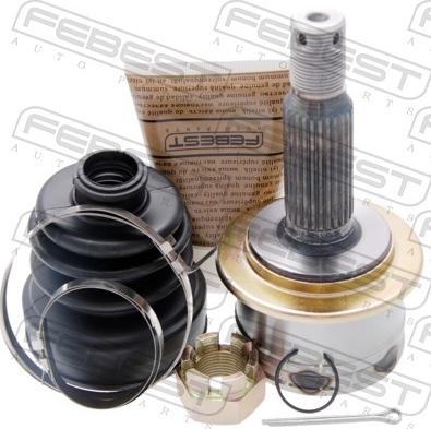 Febest 0410-CWRR - Шарнірний комплект, ШРУС, приводний вал autocars.com.ua