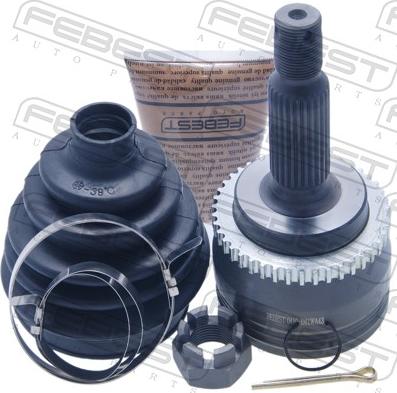 Febest 0410-D81WA43 - Шарнірний комплект, ШРУС, приводний вал autocars.com.ua