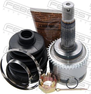 Febest 0410-H66A43 - Шарнірний комплект, ШРУС, приводний вал autocars.com.ua