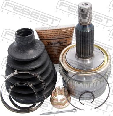 Febest 0410-KB4A47 - Шарнірний комплект, ШРУС, приводний вал autocars.com.ua