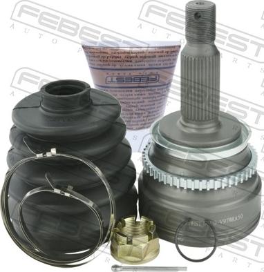 Febest 0410-V97WRA50 - Шарнірний комплект, ШРУС, приводний вал autocars.com.ua