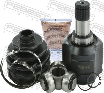 Febest 0411-DJ24 - Шарнірний комплект, ШРУС, приводний вал autocars.com.ua