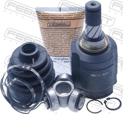 Febest 0411-GACVTLH - Шарнірний комплект, ШРУС, приводний вал autocars.com.ua