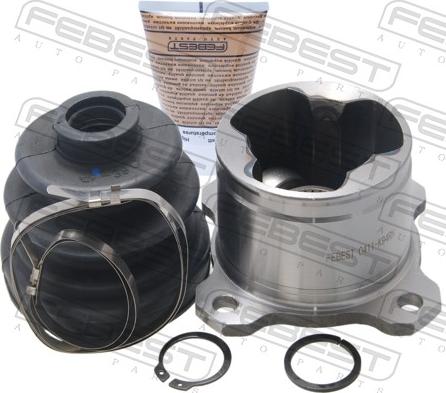 Febest 0411-K94RH - Шарнірний комплект, ШРУС, приводний вал autocars.com.ua