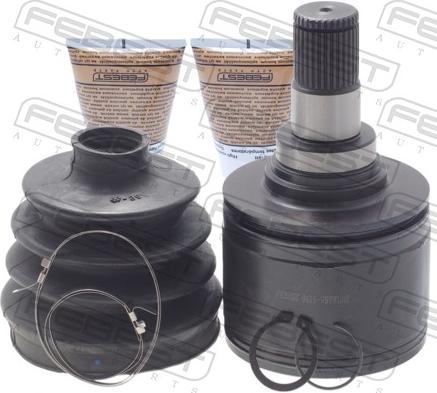 Febest 0411-V97WLHR - Шарнірний комплект, ШРУС, приводний вал autocars.com.ua