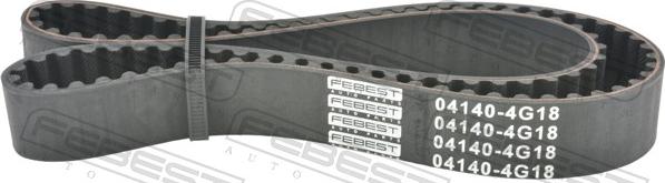 Febest 04140-4G18 - Ремінь ГРМ autocars.com.ua