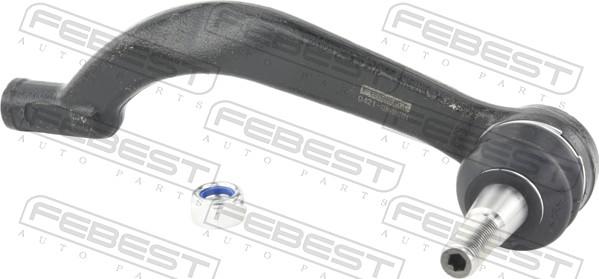 Febest 0421-GM4WRH - Наконечник рульової тяги, кульовий шарнір autocars.com.ua