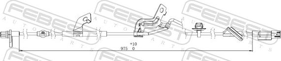 Febest 04606-006 - Датчик ABS, частота вращения колеса avtokuzovplus.com.ua