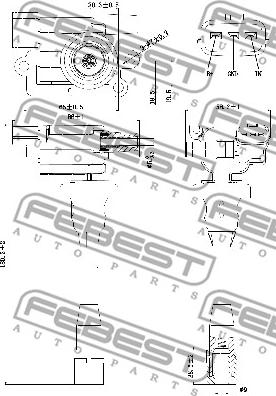 Febest 04640-003 - Катушка зажигания avtokuzovplus.com.ua