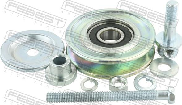 Febest 0487-K96W - Паразитний / провідний ролик, поліклиновий ремінь autocars.com.ua