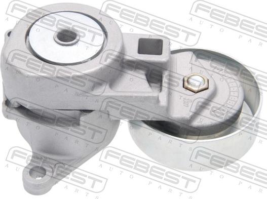Febest 0490-CU5W - Натягувач ременя, клинові зуб. autocars.com.ua