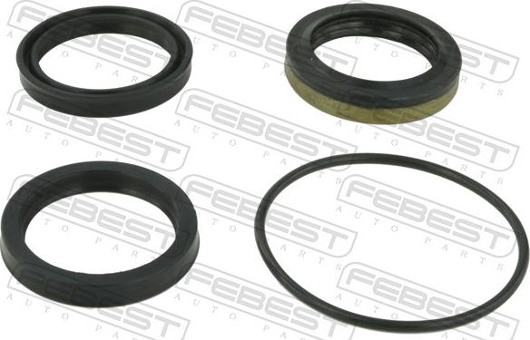 Febest 0491-K57T - Ремкомплект, осьової шарнір поперечна рульова тяга autocars.com.ua