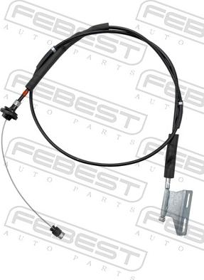 Febest 0499ACCS - Тросик газу autocars.com.ua