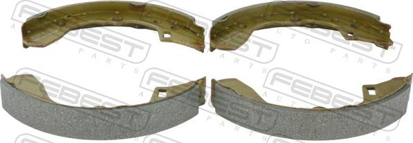 Febest 0502-BFR - Гальмівні колодки autocars.com.ua