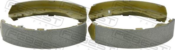 Febest 0502-BT50R - Гальмівні колодки autocars.com.ua
