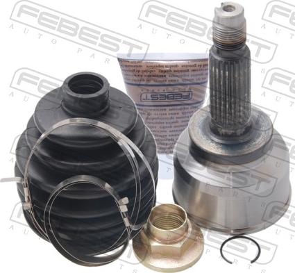 Febest 0510-004 - Шарнірний комплект, ШРУС, приводний вал autocars.com.ua