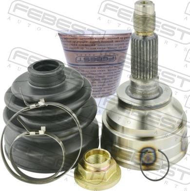 Febest 0510-006 - Шарнірний комплект, ШРУС, приводний вал autocars.com.ua