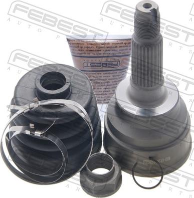 Febest 0510-024 - Шарнірний комплект, ШРУС, приводний вал autocars.com.ua