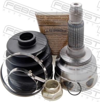 Febest 0510-034 - Шарнірний комплект, ШРУС, приводний вал autocars.com.ua