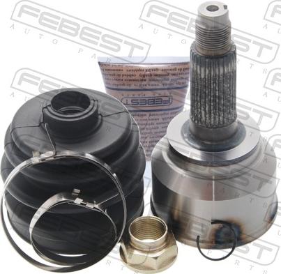 Febest 0510-042 - Шарнірний комплект, ШРУС, приводний вал autocars.com.ua