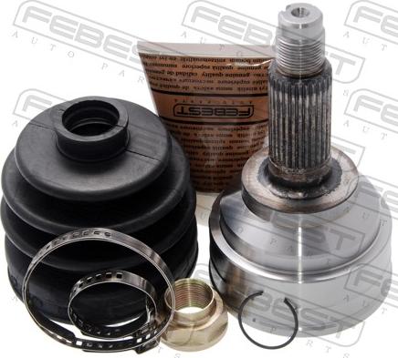 Febest 0510-050 - Шарнірний комплект, ШРУС, приводний вал autocars.com.ua