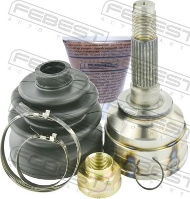 Febest 0510-MPV - Шарнірний комплект, ШРУС, приводний вал autocars.com.ua