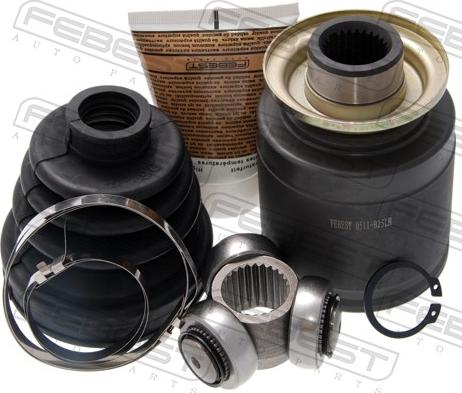 Febest 0511-B25LH - Шарнірний комплект, ШРУС, приводний вал autocars.com.ua