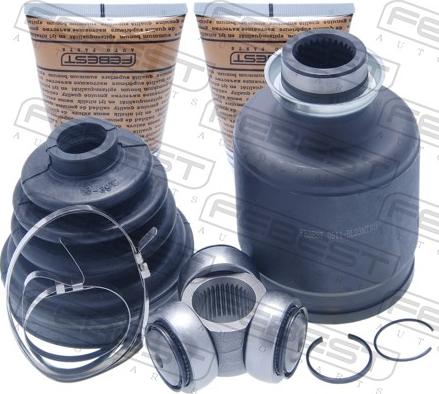 Febest 0511-BL23MTRH - Шарнірний комплект, ШРУС, приводний вал autocars.com.ua