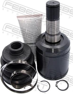 Febest 0511-GEMTLH - Шарнірний комплект, ШРУС, приводний вал autocars.com.ua